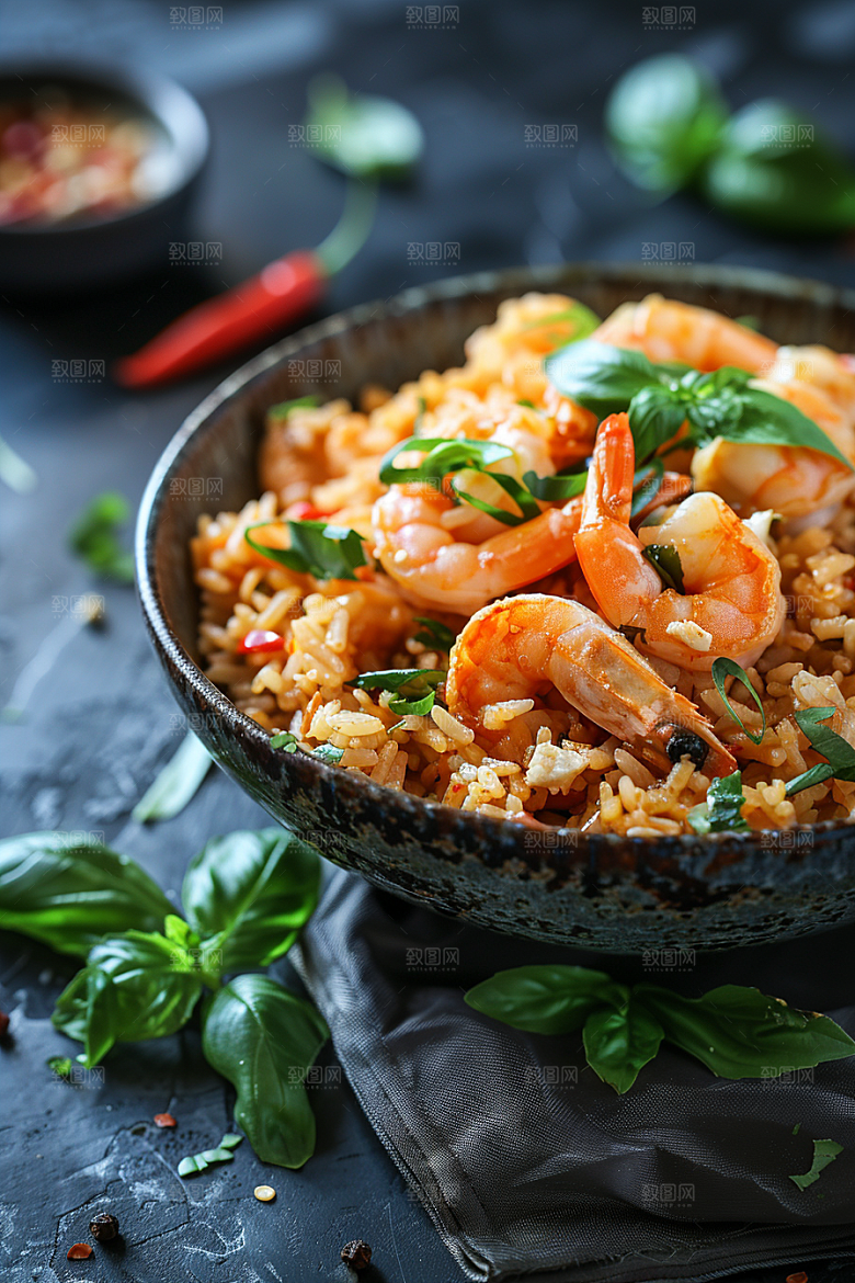 泰国菜美食地方菜摄影图
