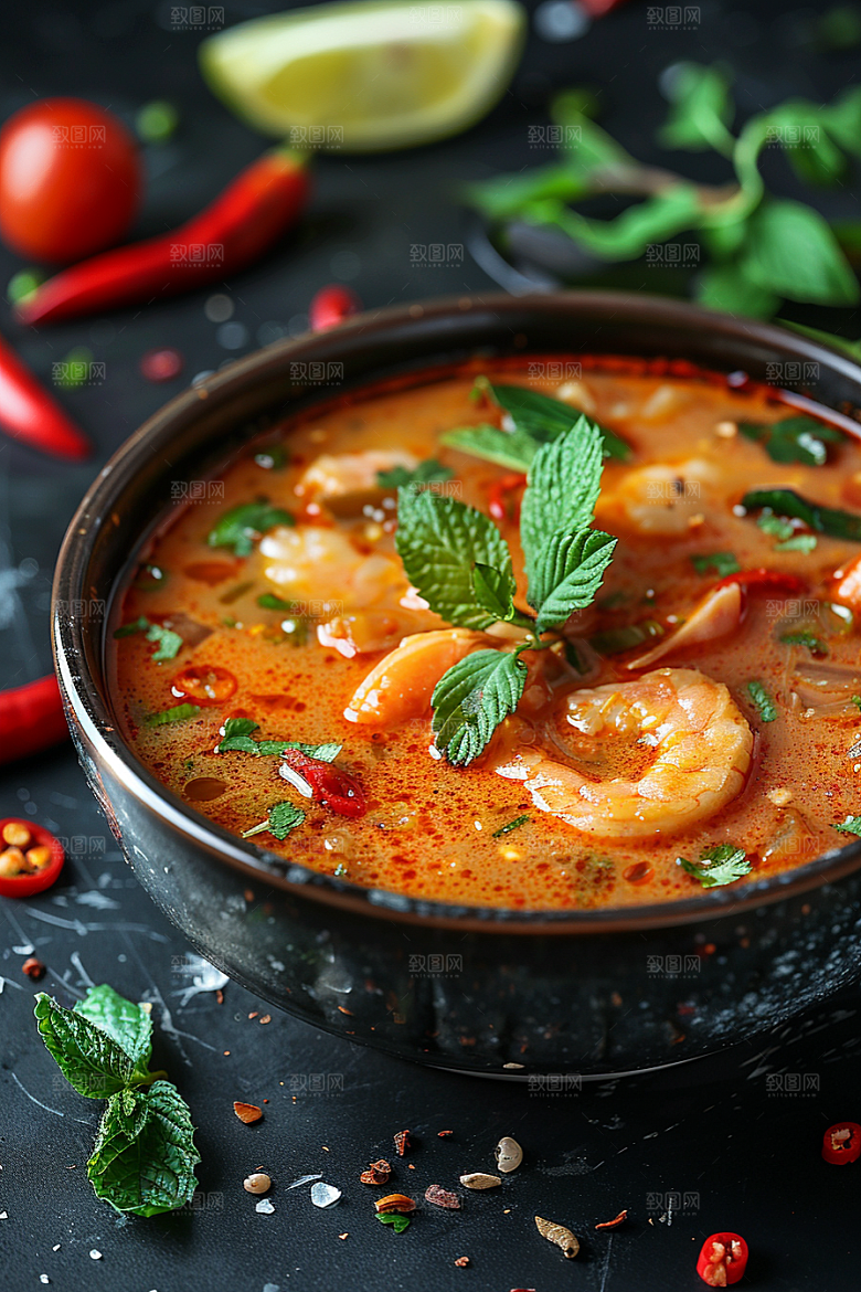 泰国菜美味香料摄影图