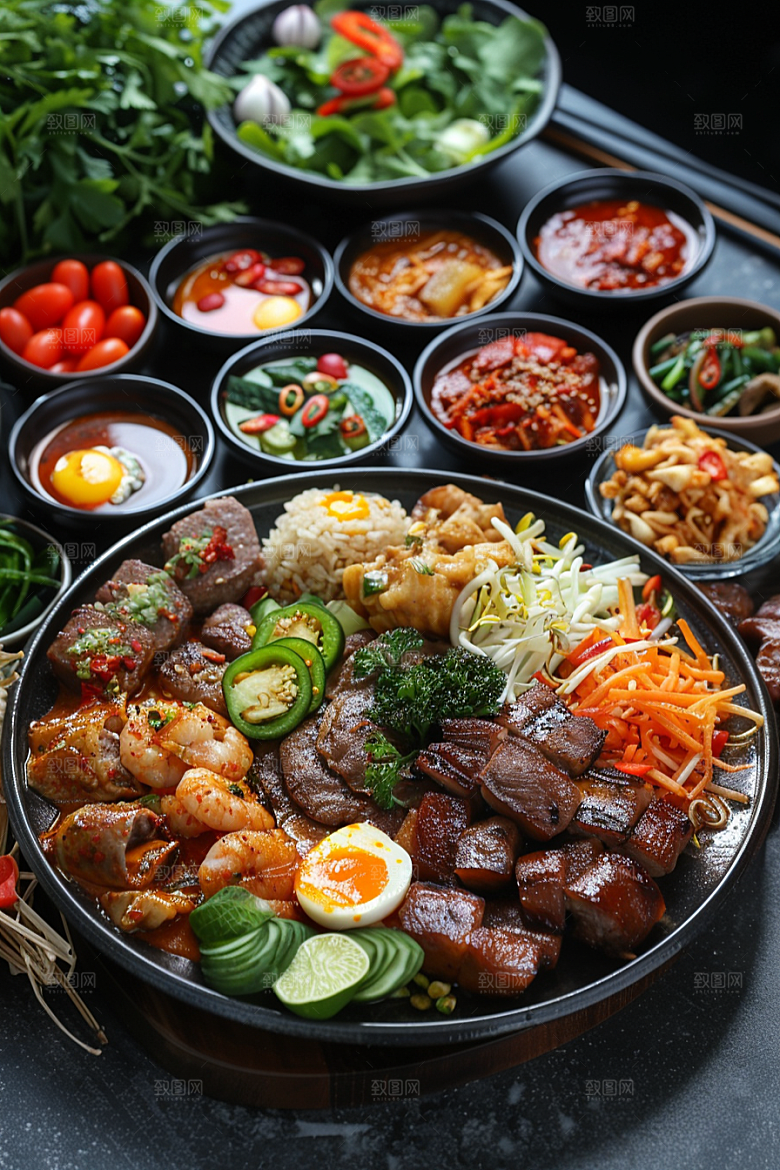 泰国菜香料特色摄影图