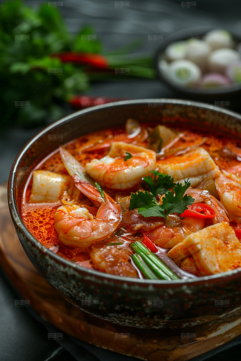 泰国菜香料美食摄影图