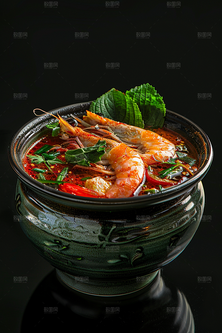 泰国菜美食清新摄影图