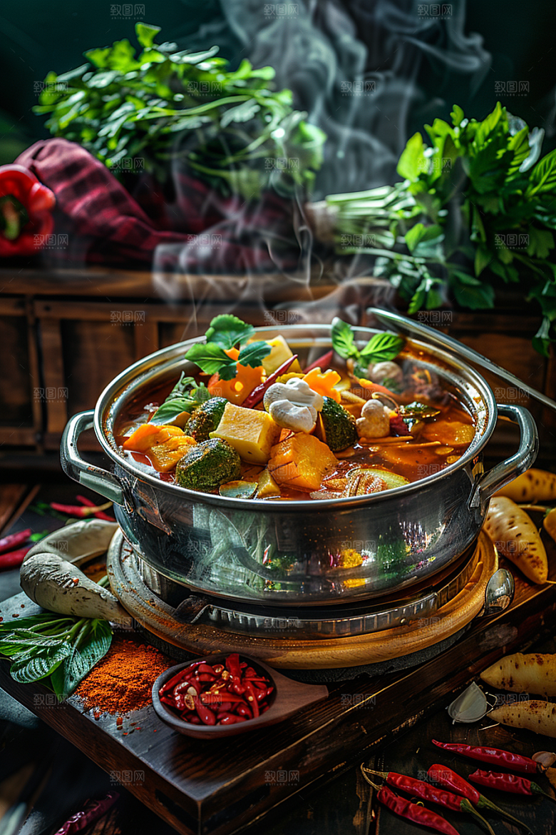 泰国菜美食香料摄影图