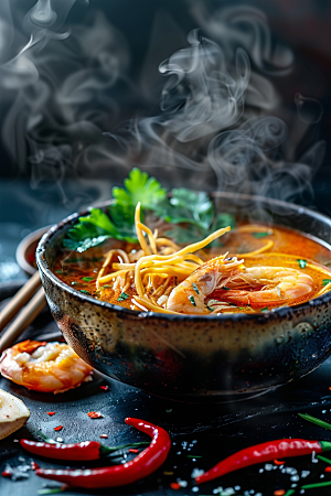 泰国菜美食高清摄影图