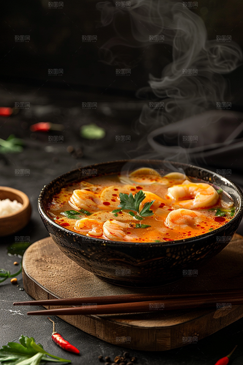 泰国菜地方菜特色摄影图