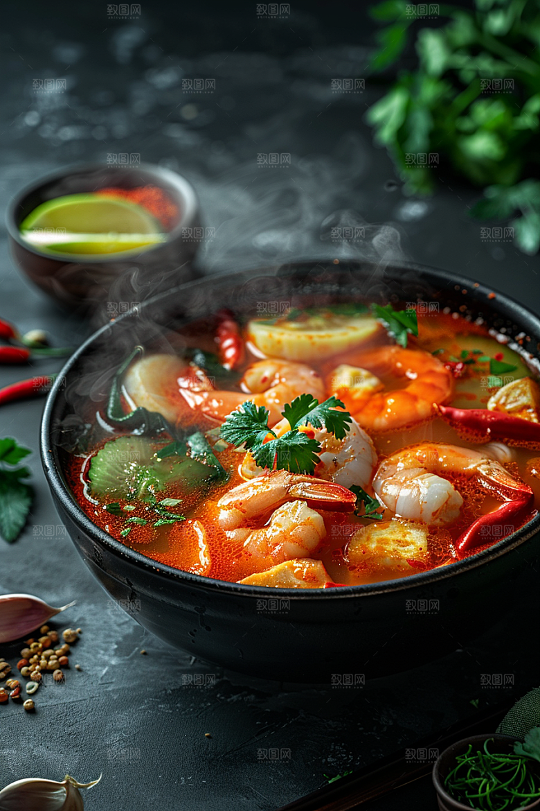 泰国菜美食美食摄影图