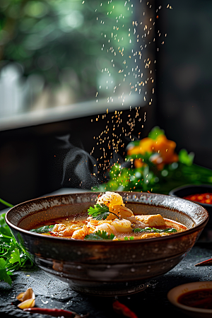 泰国菜美味香料摄影图