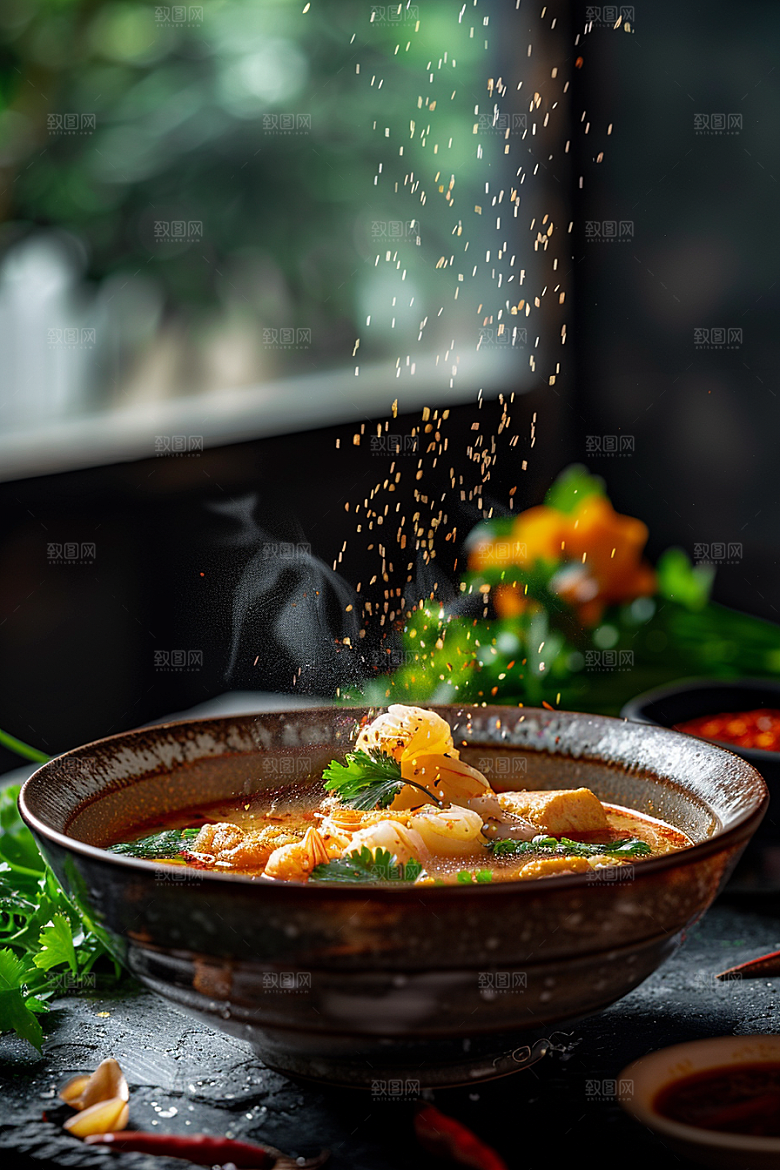 泰国菜美味香料摄影图