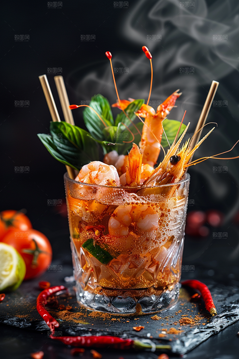 泰国菜美食香料摄影图