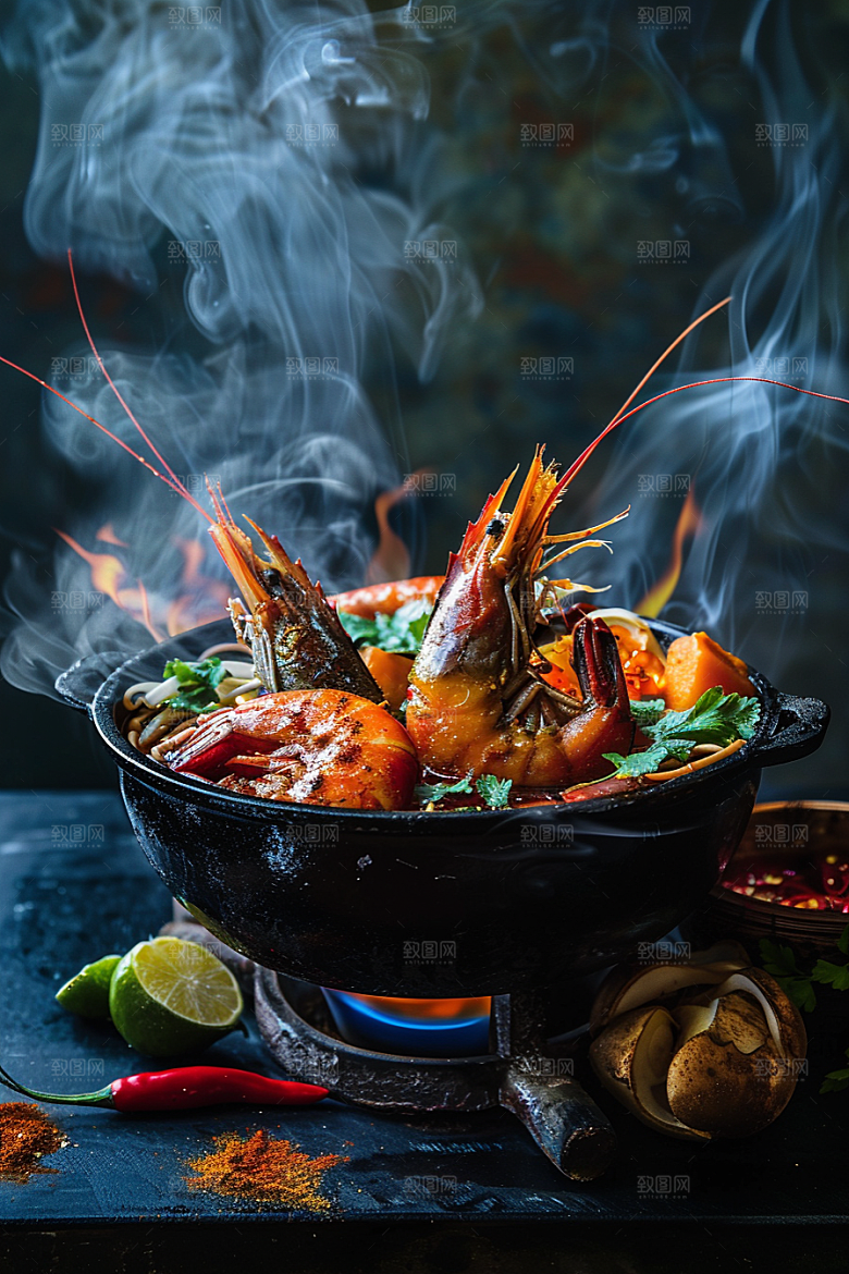 泰国菜美食地方菜摄影图