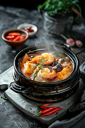 泰国菜美食美食摄影图