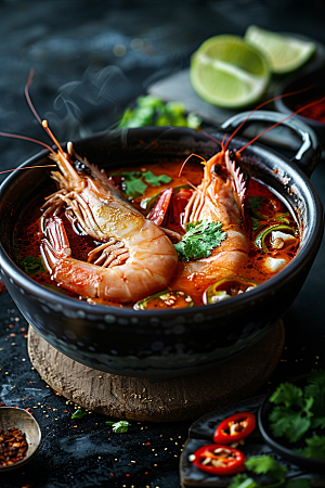 泰国菜美味香料摄影图