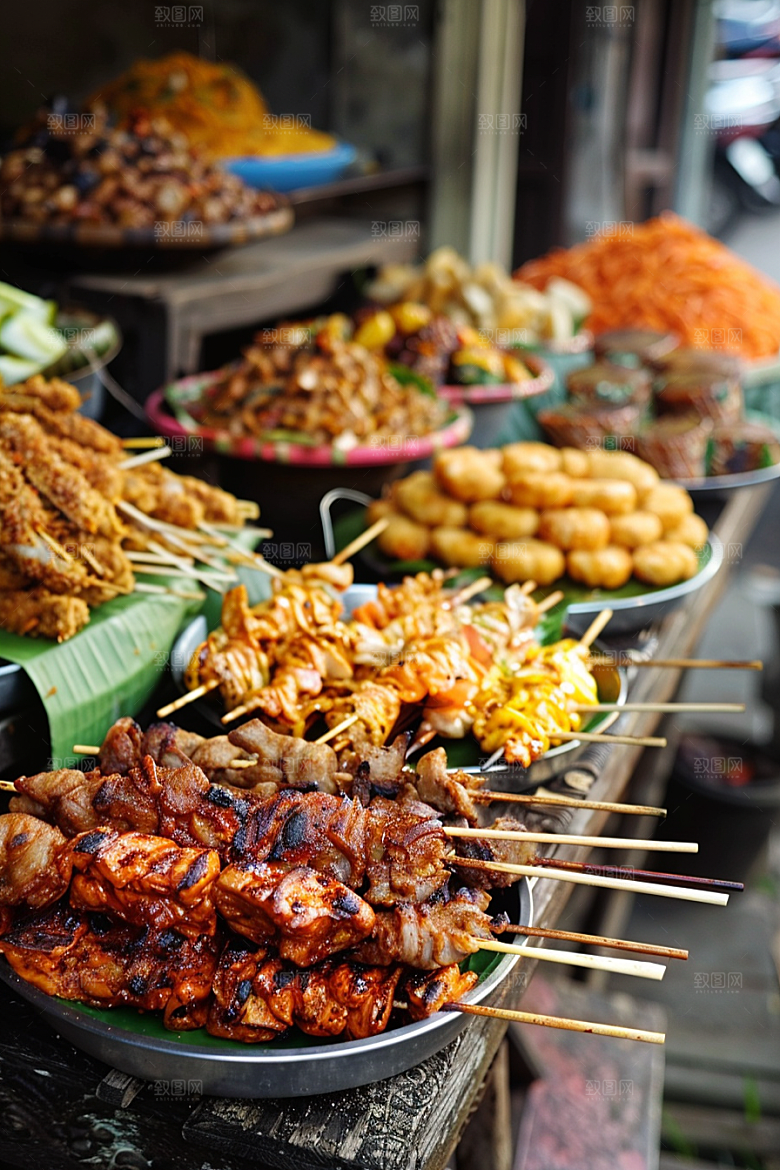 泰国菜美食美食摄影图
