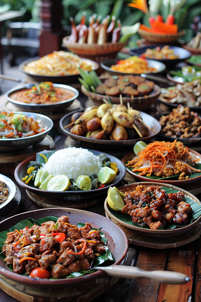 泰国菜美食美味摄影图