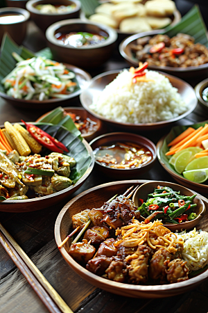 泰国菜香料高清摄影图