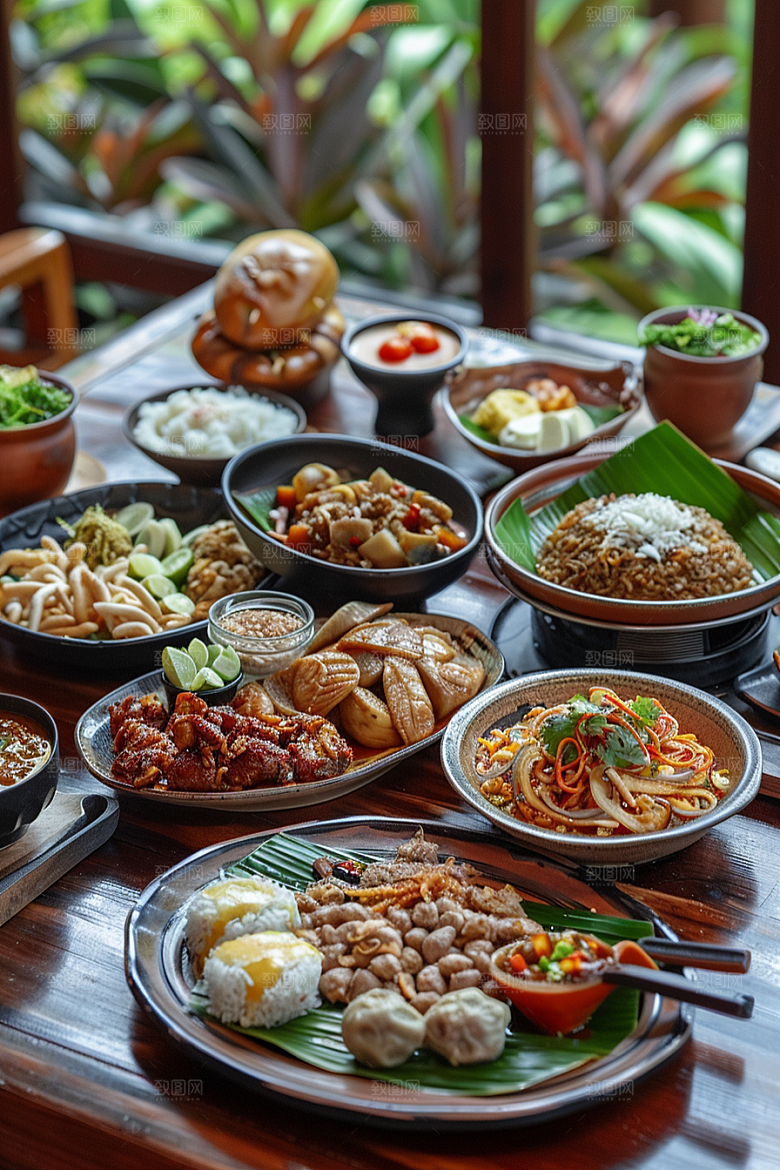 泰国菜高清美食摄影图
