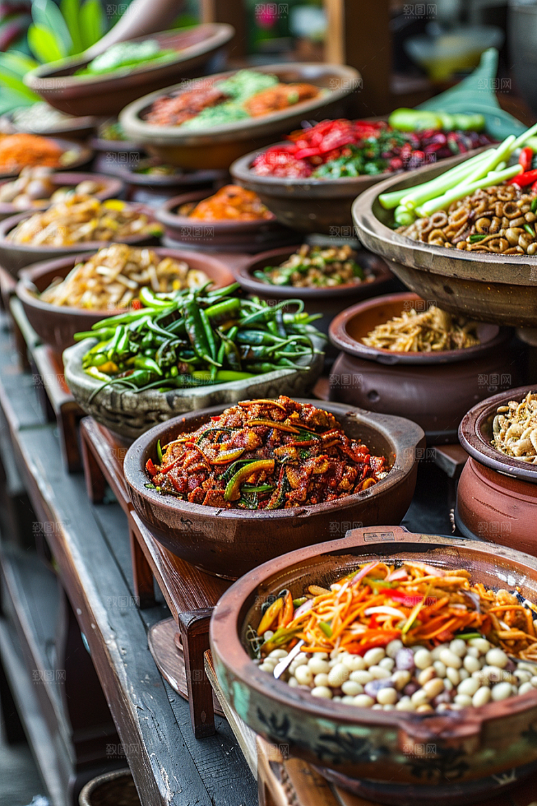 泰国菜地方菜泰餐摄影图
