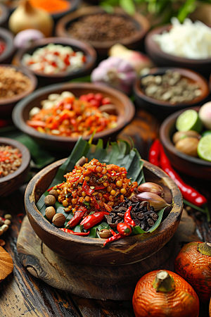 泰国菜美食美味摄影图