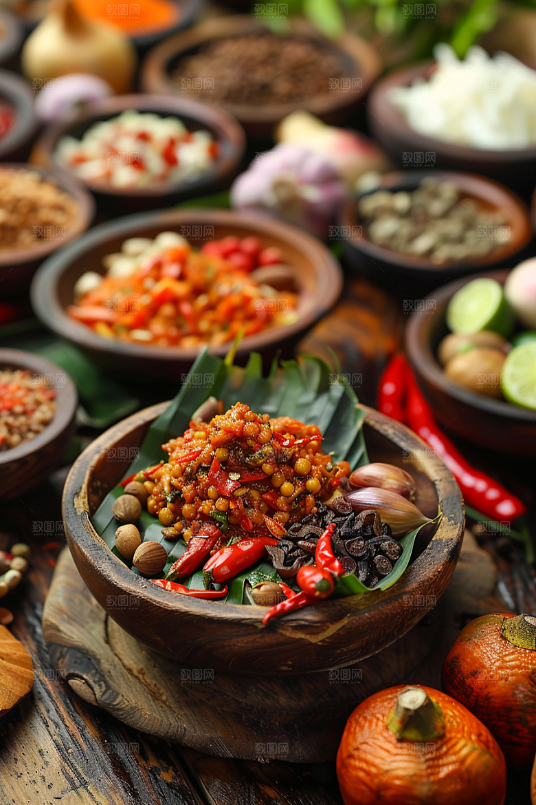 泰国菜美食美味摄影图
