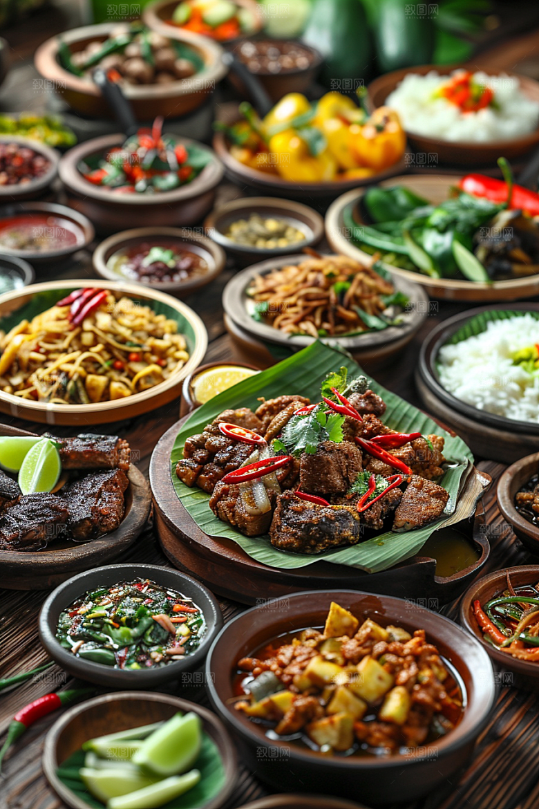 泰国菜香料高清摄影图