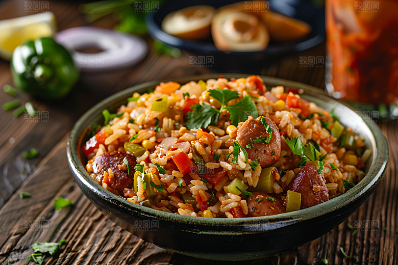 泰国菜自然美食摄影图