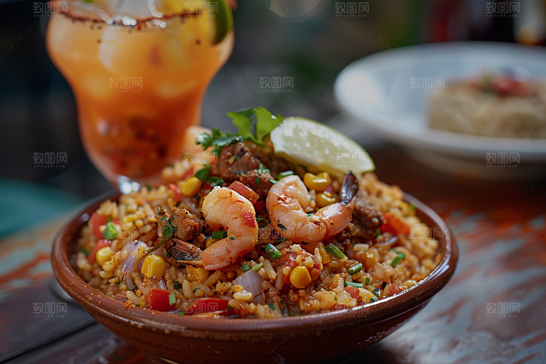泰国菜香料泰餐摄影图