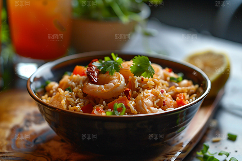 泰国菜清新美食摄影图
