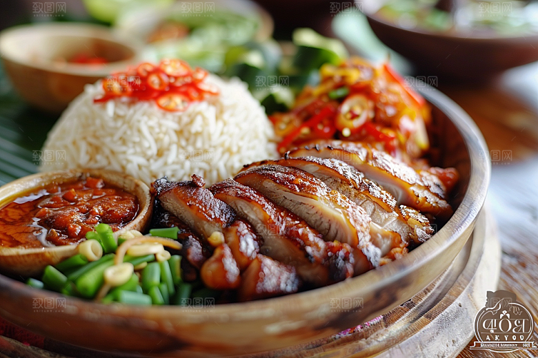 泰国菜美食清新摄影图