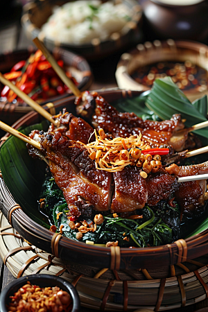 泰国菜美味美食摄影图