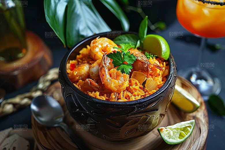 泰国菜香料泰餐摄影图