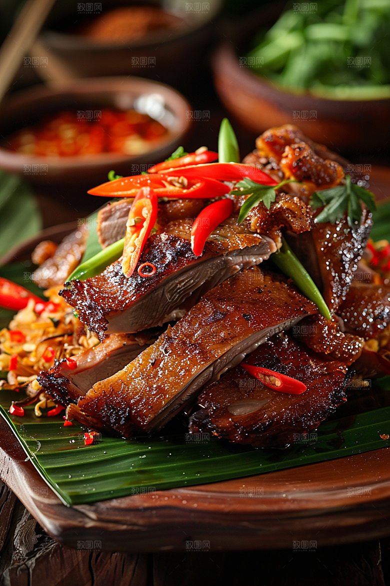 泰国菜冬阴功美食摄影图