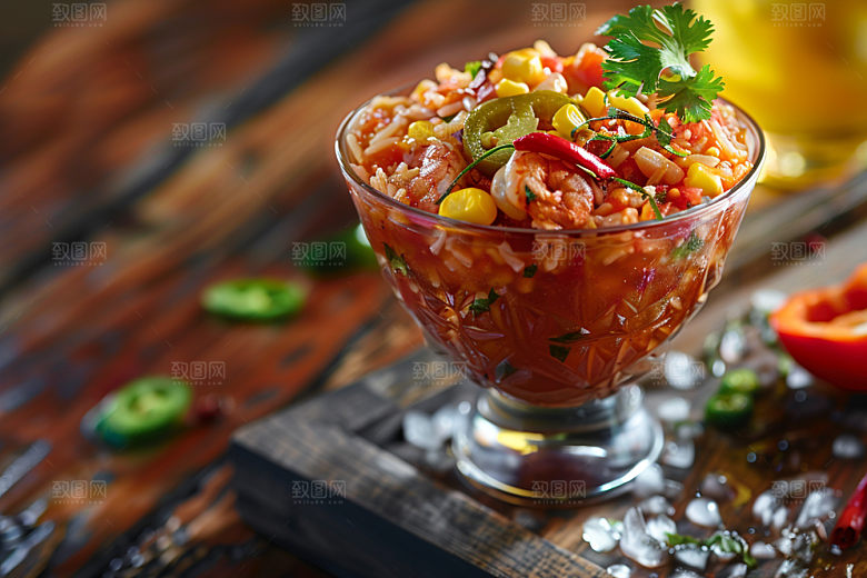泰国菜冬阴功美食摄影图