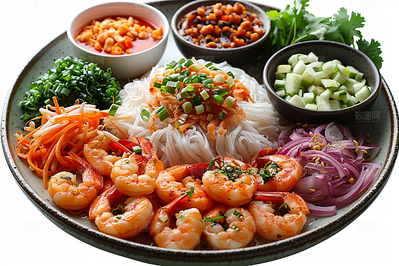 泰国菜美食冬阴功摄影图
