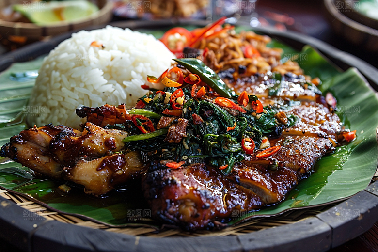 泰国菜高清美食摄影图