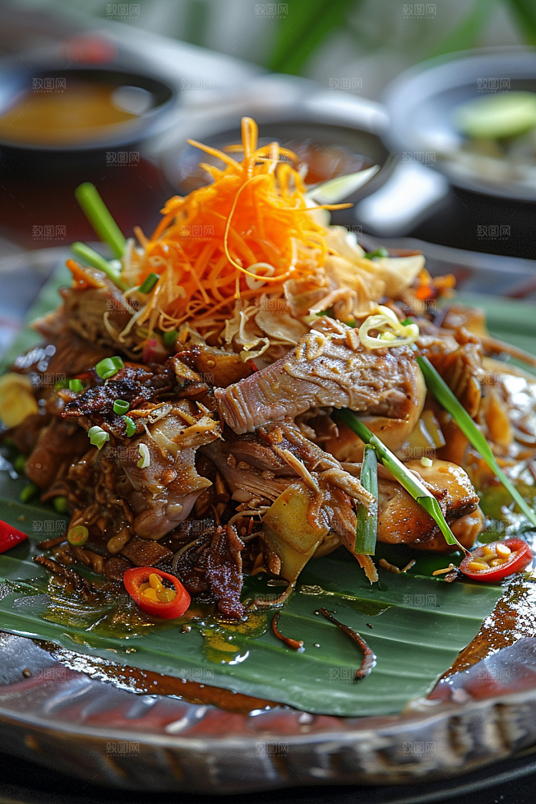 泰国菜清新香料摄影图