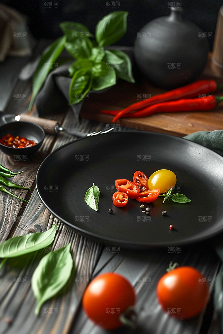 泰国菜特色自然摄影图