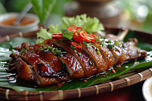 泰国菜清新地方菜摄影图