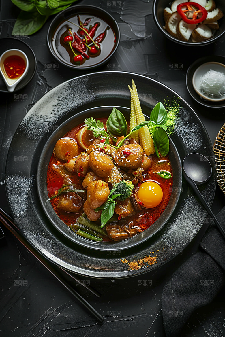 泰国菜美食美味摄影图