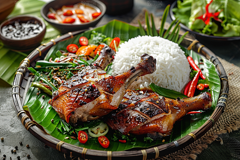 泰国菜美食美食摄影图
