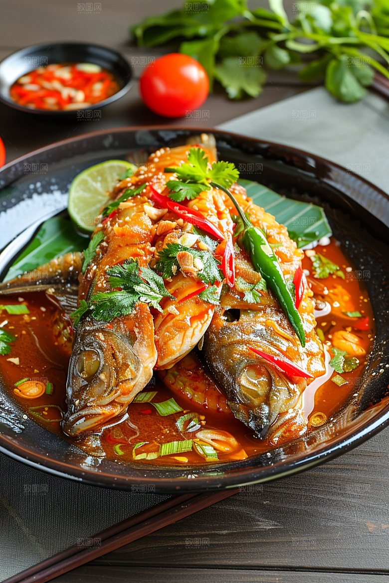 泰国菜美味香料摄影图