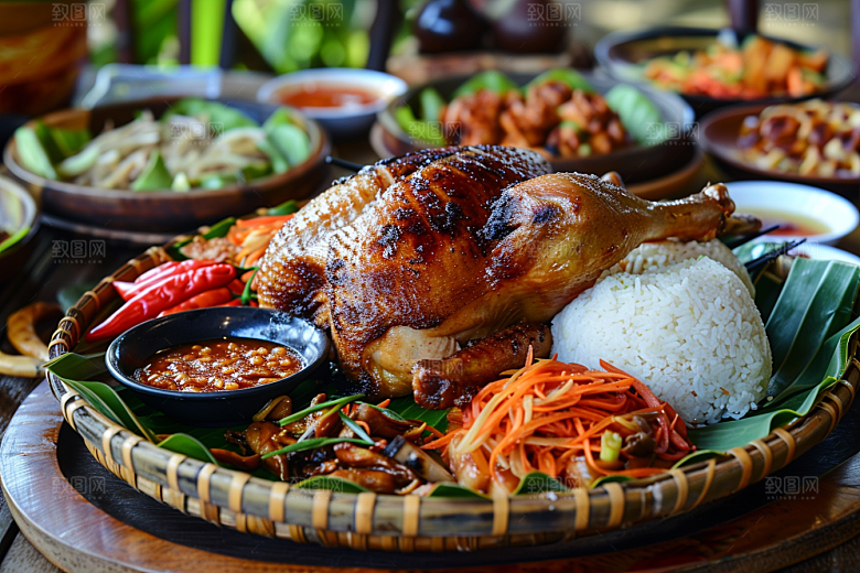泰国菜香料美食摄影图