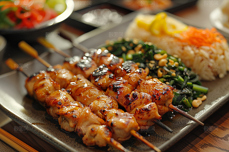 泰国菜自然美食摄影图