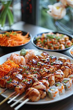 泰国菜特色香料摄影图