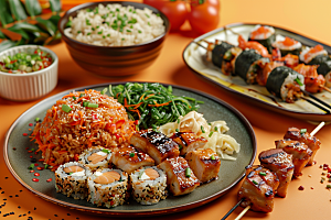 泰国菜美味美食摄影图