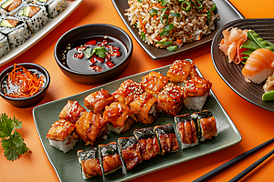 泰国菜美味冬阴功摄影图