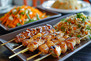 泰国菜自然美食摄影图