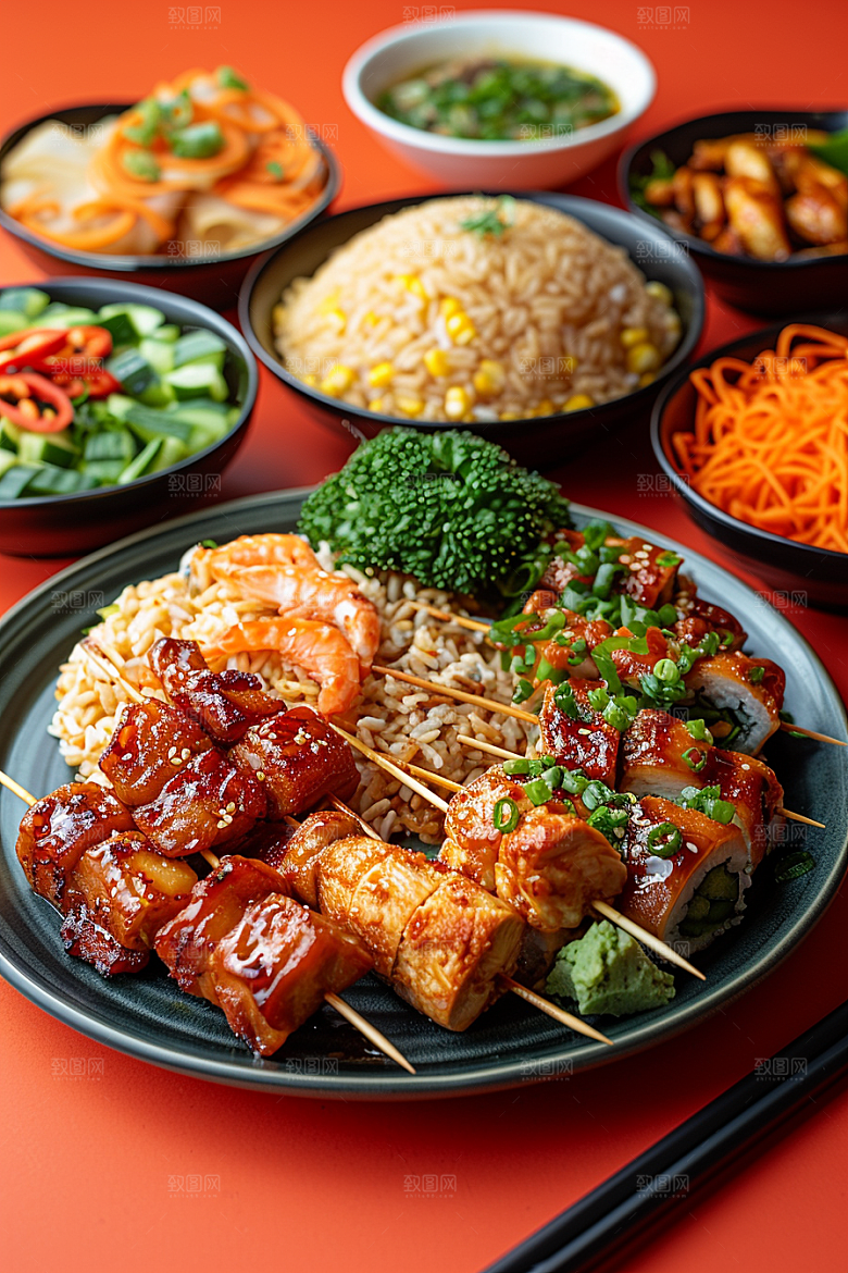 泰国菜美味美食摄影图