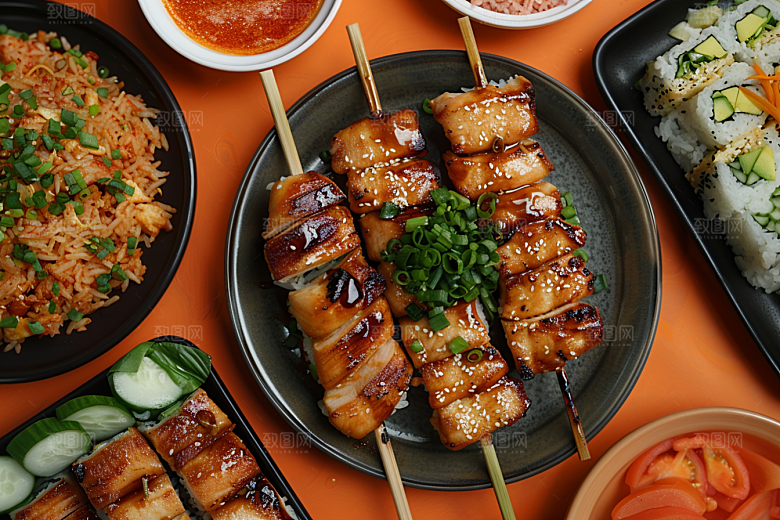 泰国菜清新香料摄影图