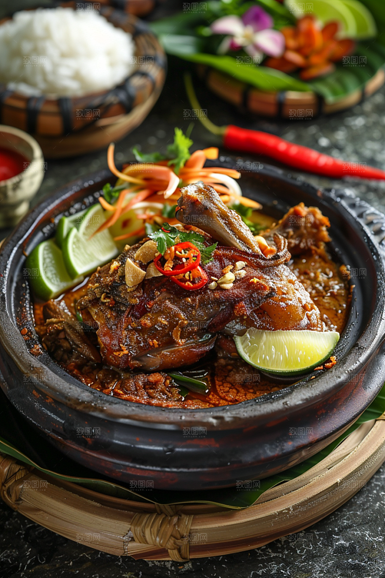 泰国菜美食高清摄影图