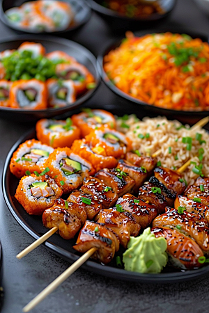 泰国菜香料自然摄影图