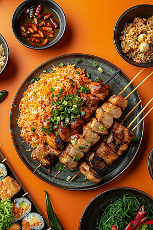 泰国菜美食特色摄影图